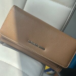 Michael Kors Tan Leather Wallet